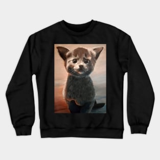 Tiny Kitten Named Luna Crewneck Sweatshirt